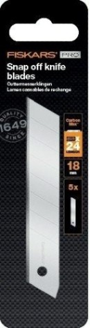 Лезвие сменные 5 шт. 18 мм. FISKARS CarbonMax 1027232 [1027232]