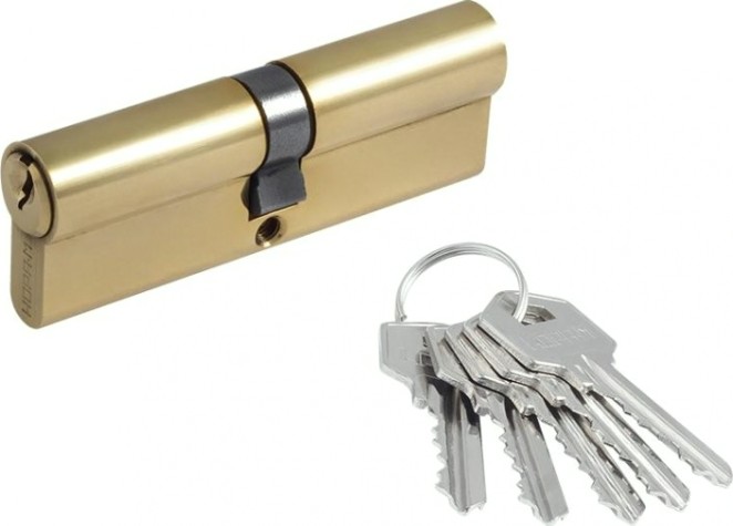 Личинка замка НОРА-М Л-90 (45-45) "Латунь" [6640]