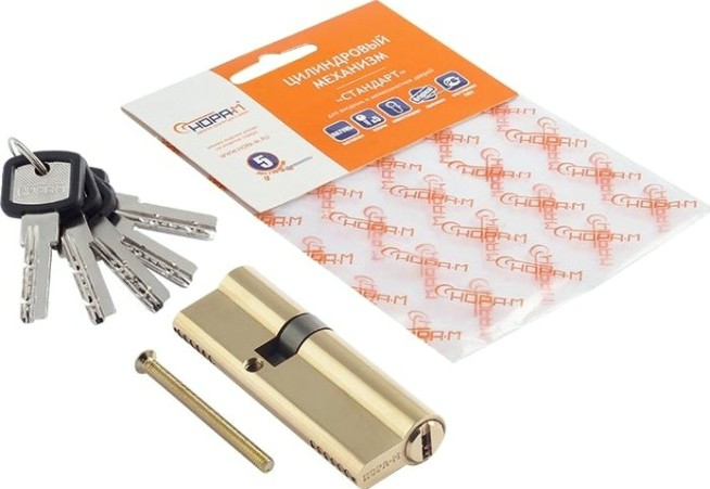 Личинка замка НОРА-М ЛПУ.УК-90 (55-35) ассиметр. "Золото" [14866]