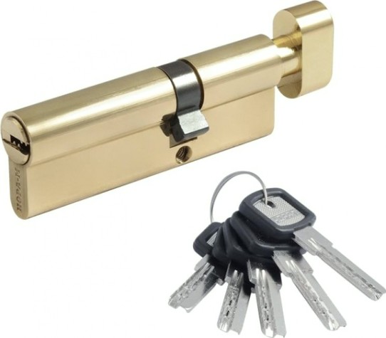 Личинка замка НОРА-М ЛПУВ.УК-90 (55-35в) асимметр. с вертушкой "Золото" [14874]