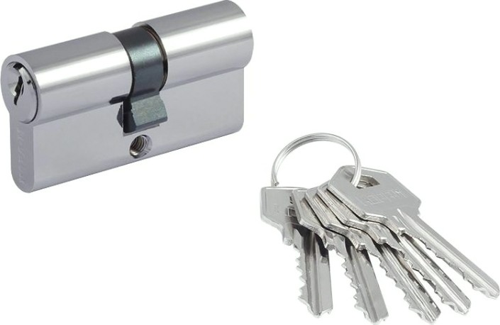 Личинка замка НОРА-М ЛУ-60 (30-30) "Хром" [5319]