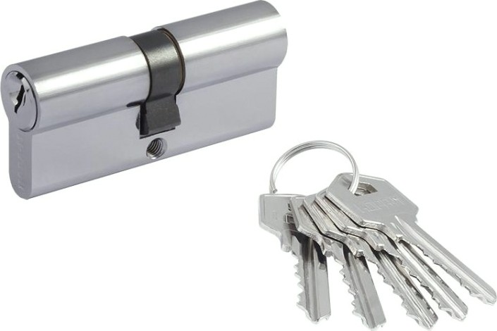 Личинка замка НОРА-М ЛУ-70 (35-35) "Хром" [5324]