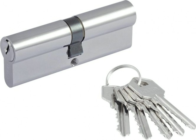 Личинка замка НОРА-М ЛУ-90 (45-45) "Хром" [6650]