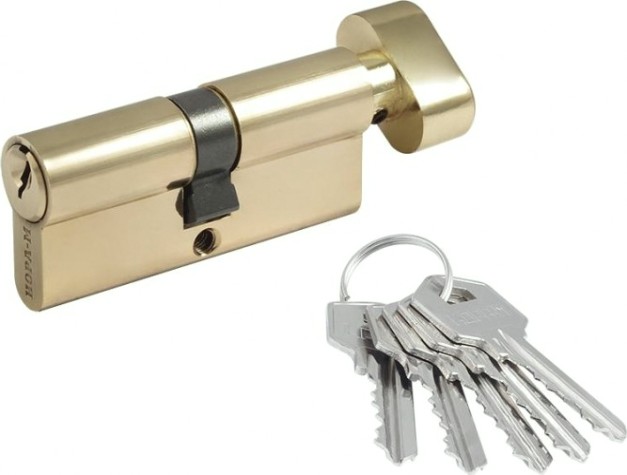 Личинка замка НОРА-М ЛУВ-60 (30-30) с вертушкой "Золото" [5330]