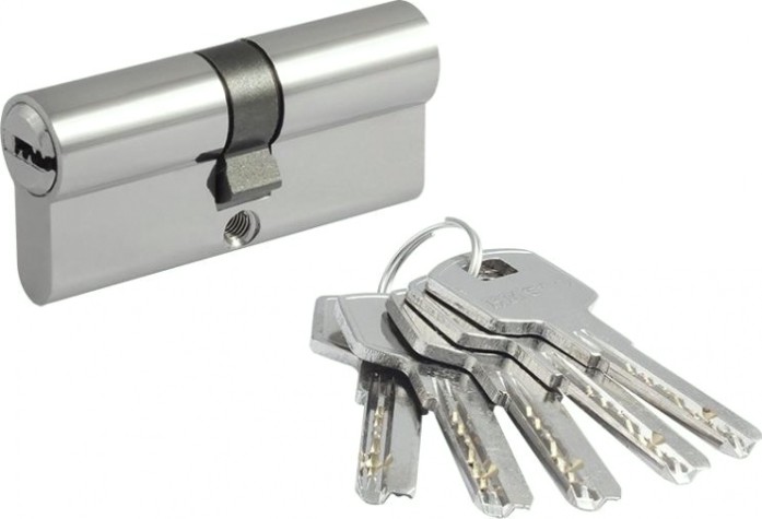 Личинка замка НОРА-М STD Al ЛП-70 (35-35) "Хром" [15538]