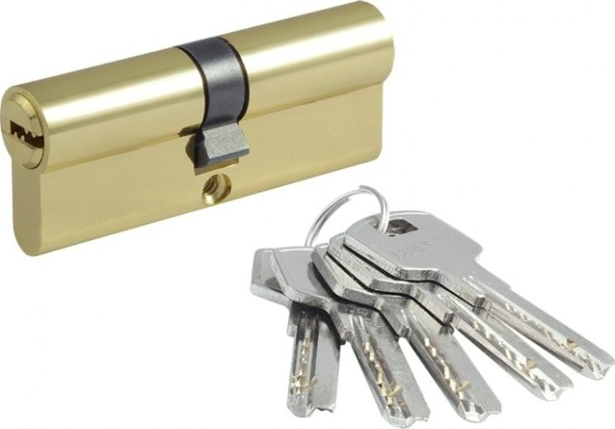Личинка замка НОРА-М STD Al ЛП-80 (40-40) "Золото" [19043]