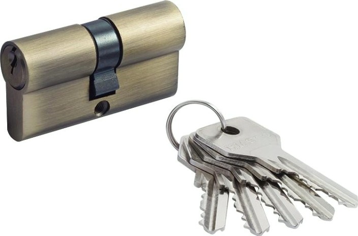 Личинка замка НОРА-М STD Z Л-60 (30-30) "Старая бронза" [15543]