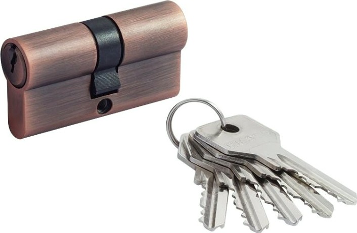 Личинка замка НОРА-М STD Z Л-60 (30-30) "Старая медь" [16552]