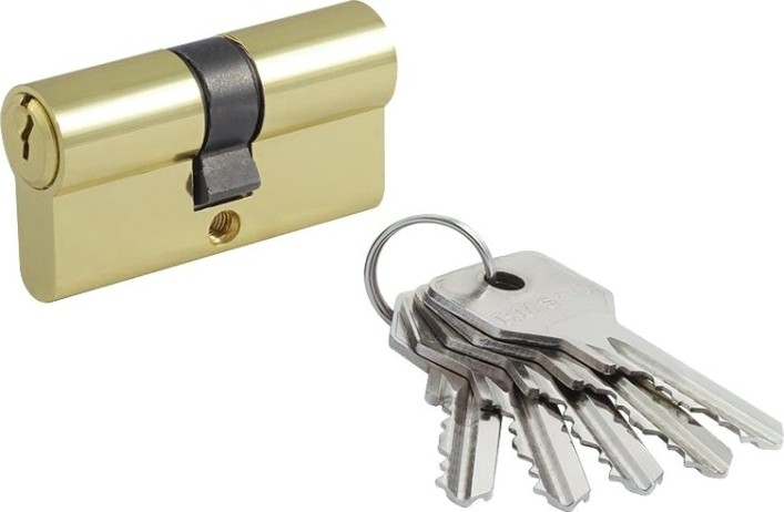 Личинка замка НОРА-М STD Z Л-60 (30-30) "Золото" [15202]