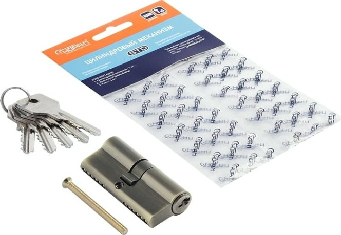 Личинка замка НОРА-М STD Z Л-70 (35-35) "Старая бронза" [18505]