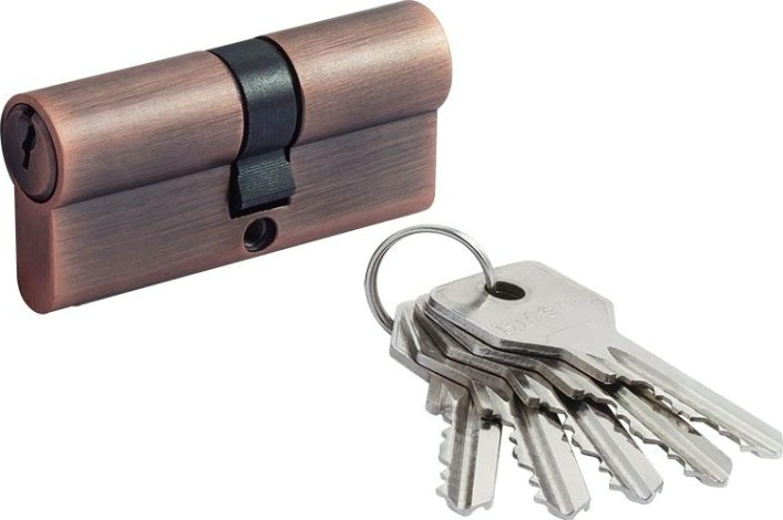 Личинка замка НОРА-М STD Z Л-70 (35-35) "Старая медь" [18663]