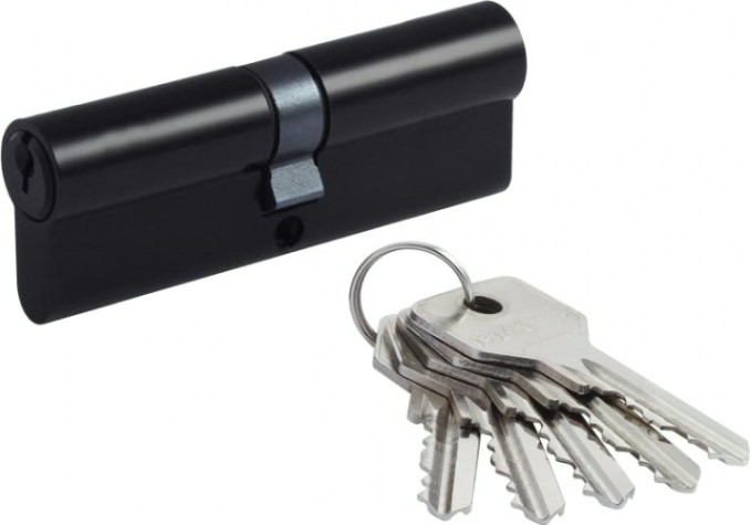 Личинка замка НОРА-М STD Z Л-90 (45-45) "Черная" [19011]