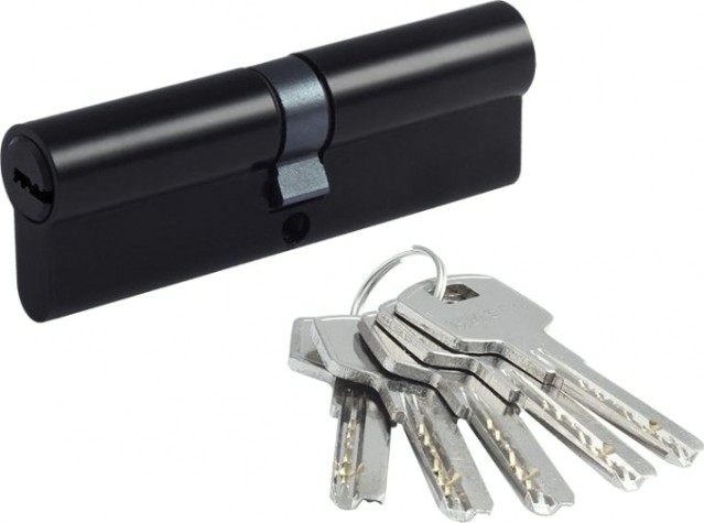 Личинка замка НОРА-М STD Z ЛП-100 (50-50) "Черная" [19102]