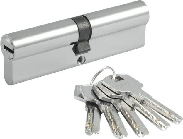 Личинка замка НОРА-М STD Z ЛП-120 (60-60) "Хром" [19108]