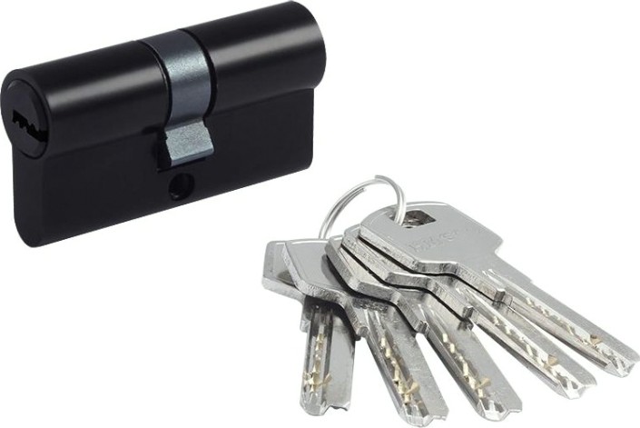 Личинка замка НОРА-М STD Z ЛП-60 (30-30) "Черная" [18967]