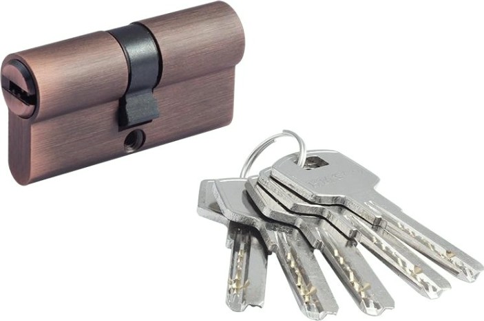 Личинка замка НОРА-М STD Z ЛП-60 (30-30) "Старая медь" [18504]