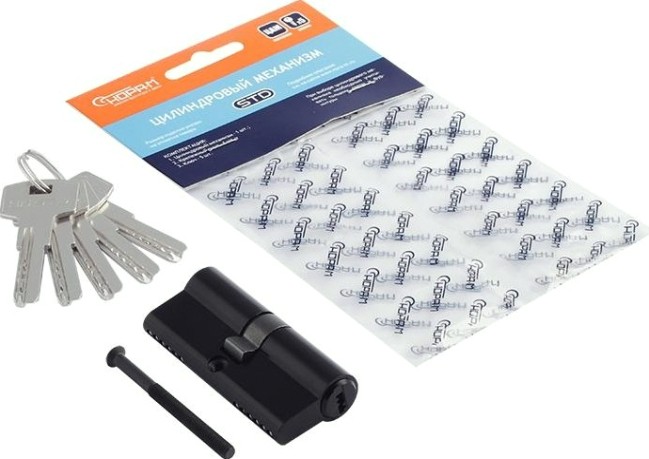 Личинка замка НОРА-М STD Z ЛП-70 (35-35) "Черная" [18968]