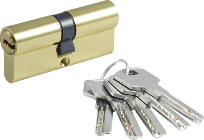 Личинка замка НОРА-М STD Z ЛП-70 (35-35) "Золото" [15530]