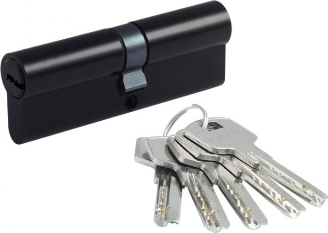 Личинка замка НОРА-М STD Z ЛП-90 (45-45) "Черная" [18901]