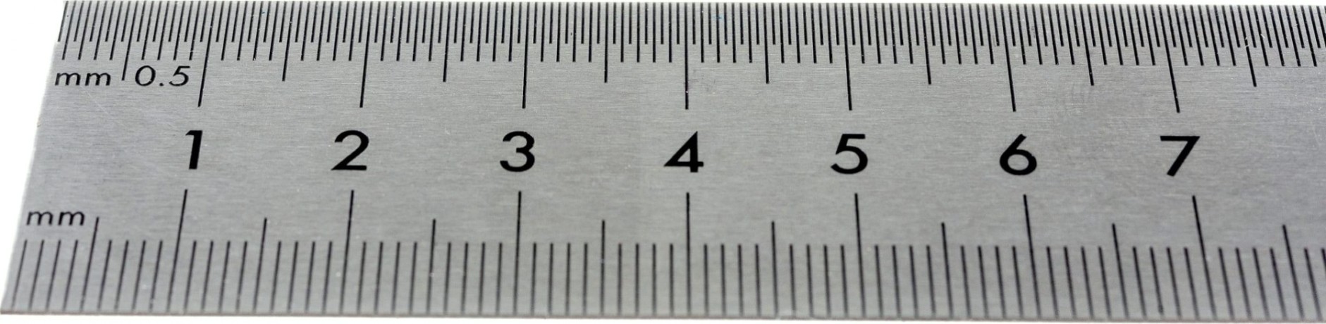 Линейка Biber 40161 200мм нерж. сталь, двухсторонняя шкала [тов-172035]