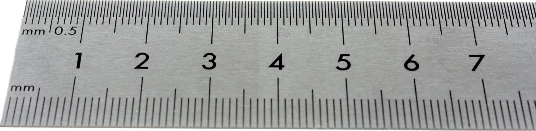 Линейка Biber 40162 300мм нерж. сталь, двухсторонняя шкала [тов-172036]