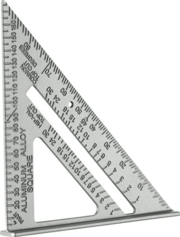Линейка DEKO алюминиевая треугольная dkm180-255-180 [041-0260]