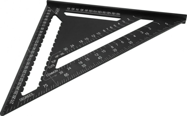 Линейка DEKO DKM12-17-12 алюминиевая треугольная [041-0262]