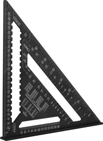 Линейка DEKO DKM12-17-12 алюминиевая треугольная [041-0262]
