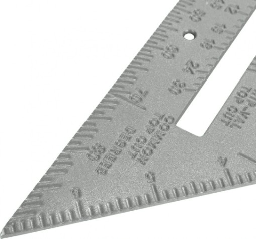 Линейка DEKO DKM180-255-185 алюминиевая треугольная 180/255/185мм [041-0220]