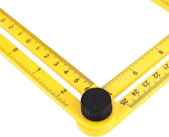 Линейка DEKO DKM25-12 складная для измерения углов 25/12 см [041-0223]