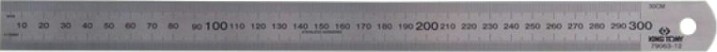 Линейка KING TONY 79063-12 металлическая 23,7x1,0x300 мм