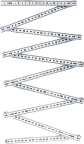 Линейка Кобальт 917-385 2000 × 16 × 3,0 мм, складная, пластиковая Линейка Кобальт 917-385 2000 × 16 × 3,0 мм, складная, пластиковая