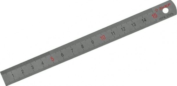 Линейка металлическая ЗУБР 300 мм 34280-0.9-030 [34280-0.9-030]