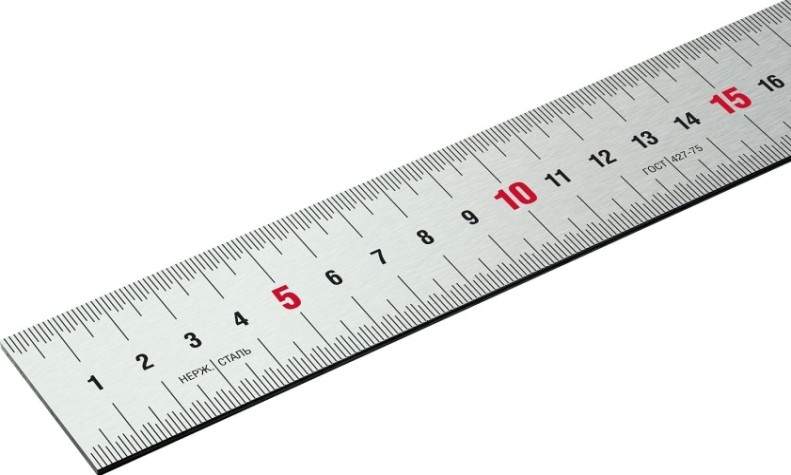 Линейка металлическая ЗУБР 34280-100 усиленная нержавеющая 1,0 м