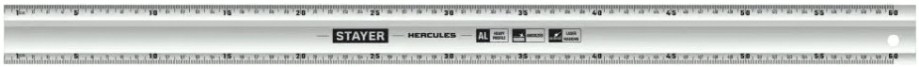 Линейка STAYER 0,6м алюминиевая [34383-60]