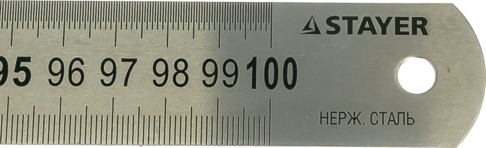 Линейка STAYER PROFI нержавеющая, двухсторонняя гравированная шкала, 1м [3427-100_z01]