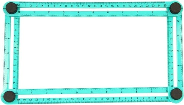 Линейка Sturm 2040-02-4 многофункциональная, копировальная, пластиковая 4