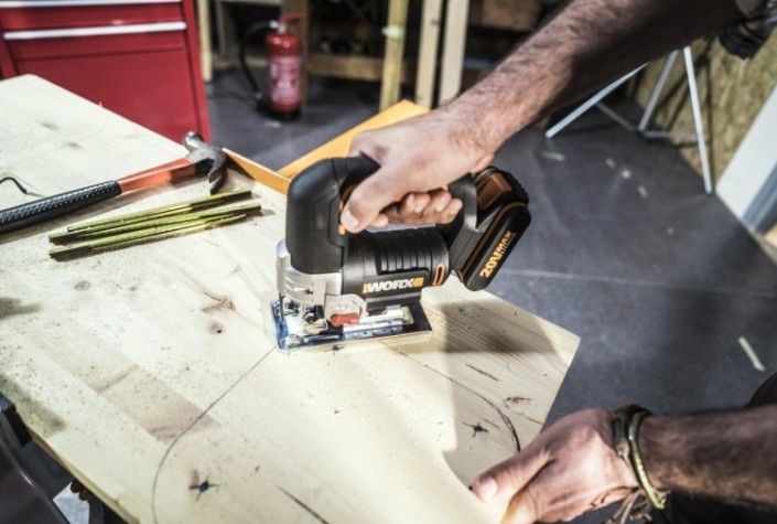 Лобзик аккумуляторный Worx W543.9 без АКБ и ЗУ [WX543.9]