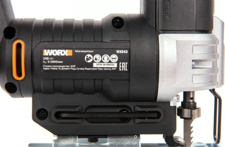Лобзик аккумуляторный Worx WX543 w543 Лобзик аккумуляторный Worx WX543 w543