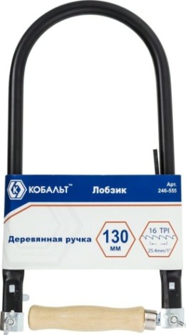 Лобзик Кобальт 246-555 130 мм, рамка 140х290 мм, деревянная ручка