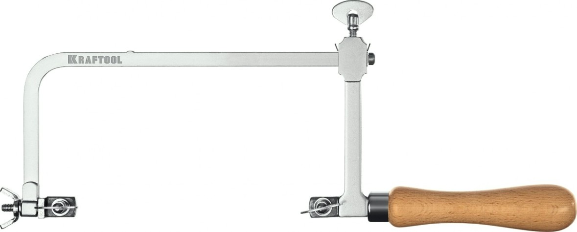 Лобзик KRAFTOOL 15265 ювелирный с регулируемой длиной полотна 130х75 мм