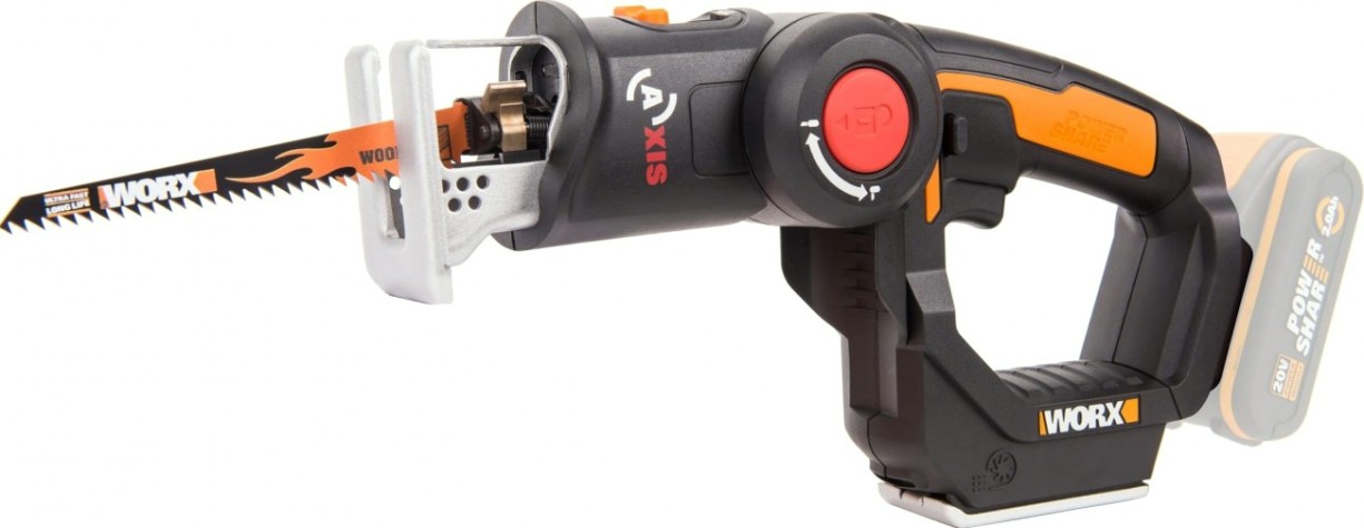 Лобзик-сабельная пила аккумуляторный Worx Axis WX550 без АКБ и ЗУ [WX550.9]