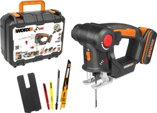 Лобзик-сабельная пила аккумуляторный Worx Axis WX550 [WX550]