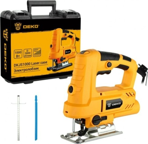 Лобзик сетевой DEKO DKJS1000 Laser в кейсе [063-4189]