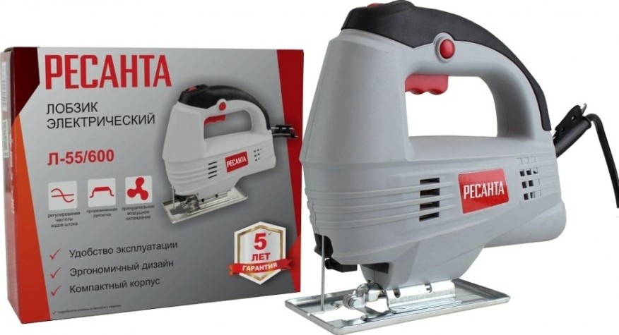 Лобзик сетевой Ресанта Л-55/600 [75/9/1]