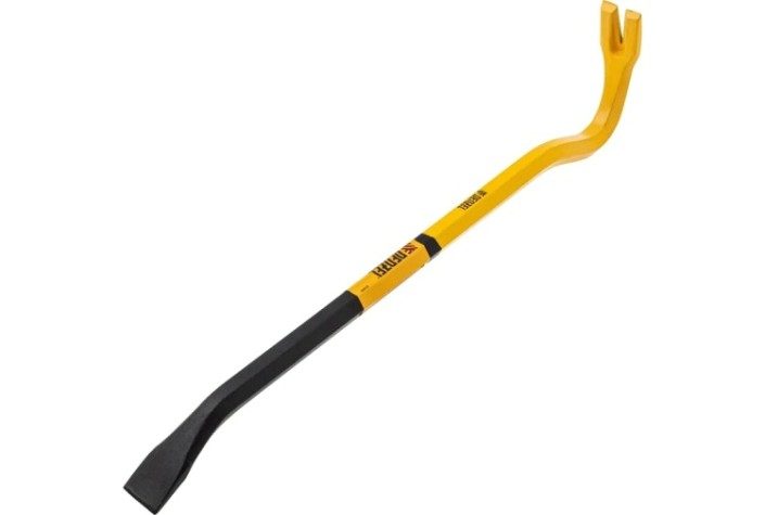 Лом-гвоздодер Denzel Сталь 65 450 мм, шестигранный 16 мм, окрашенный [25202]