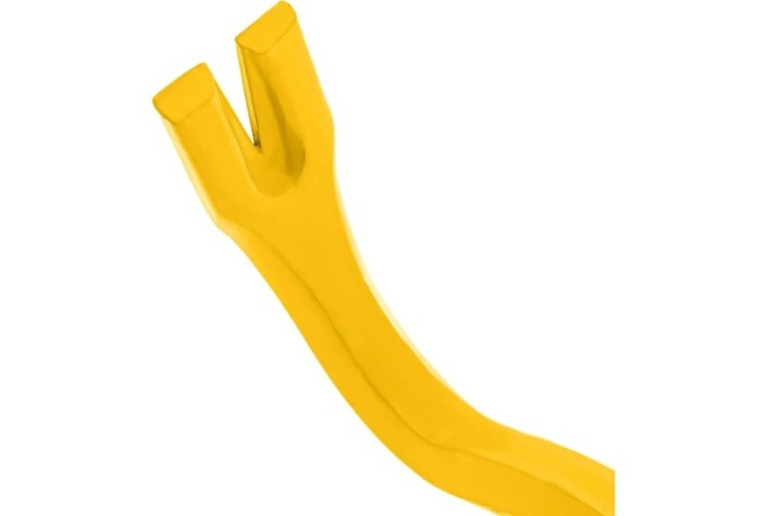 Лом-гвоздодер Denzel Сталь 65 450 мм, шестигранный 16 мм, окрашенный [25202]