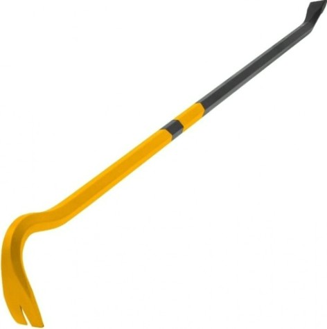 Лом-гвоздодер Denzel Сталь 65 900 мм, шестигранный 19 мм, окрашенный [25204]