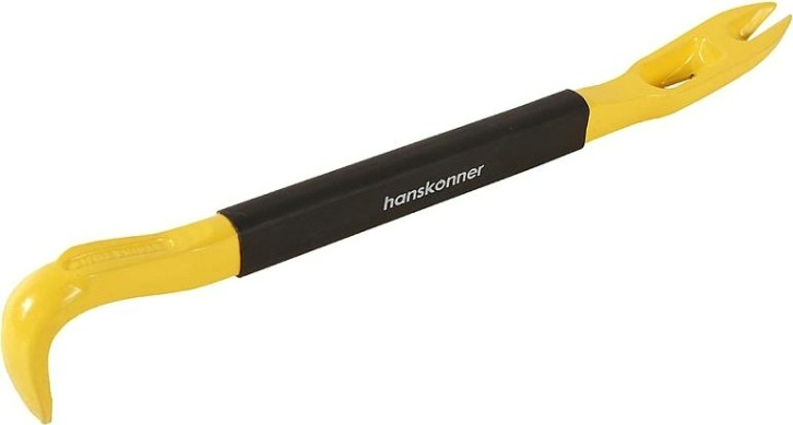 Лом-гвоздодер HANSKONNER HK1013-03-300 обрезиненная рукоятка, 300x26x14мм