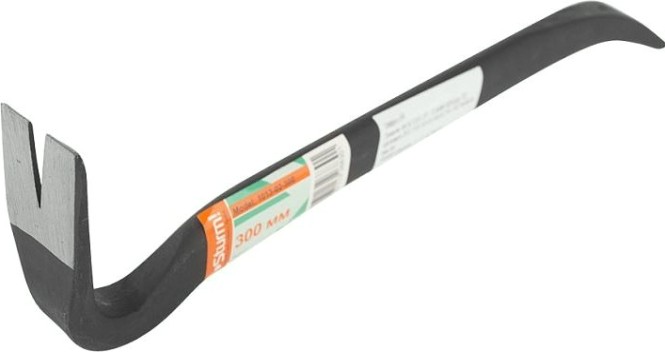 Лом-гвоздодер Sturm 1013-02-300 усиленный, противоскол. покрыт, закал.сталь 300мм Лом-гвоздодер Sturm 1013-02-300 усиленный, противоскол. покрыт, закал.сталь 300мм
